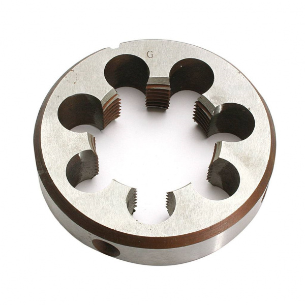 Плашка круглая Ø G 1 3/4" для трубной цилиндрической резьбы 9ХС