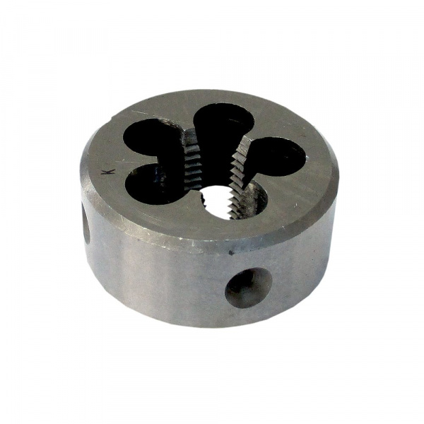 Плашка круглая Ø К 1/2" для конической дюймовой резьбы 9ХС